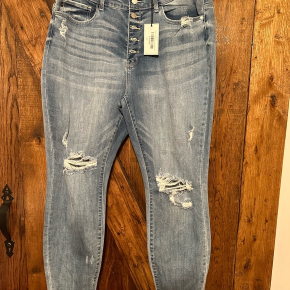 Judy blue button up size 20 NWT - Picture 2 of 4